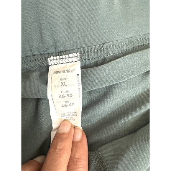 Marika Womens Green Skort With Side Pockets & Adjustable Drawstrings XL - Picture 4 of 9